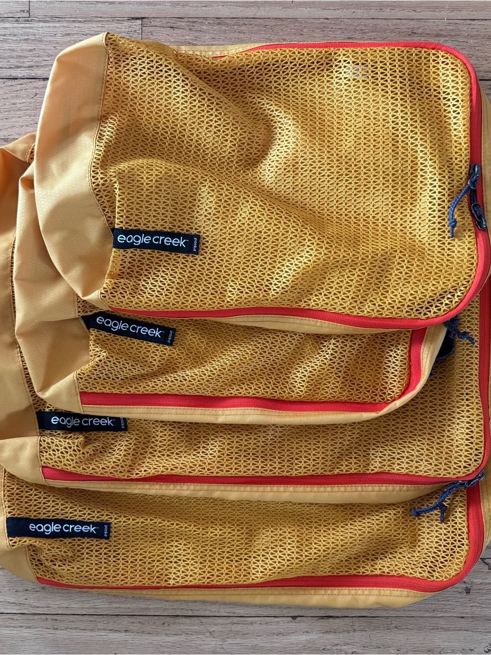 Eagle Creek Pack-It Reveal Cubes, Sahara Yellow - 2 LG + 2 MED